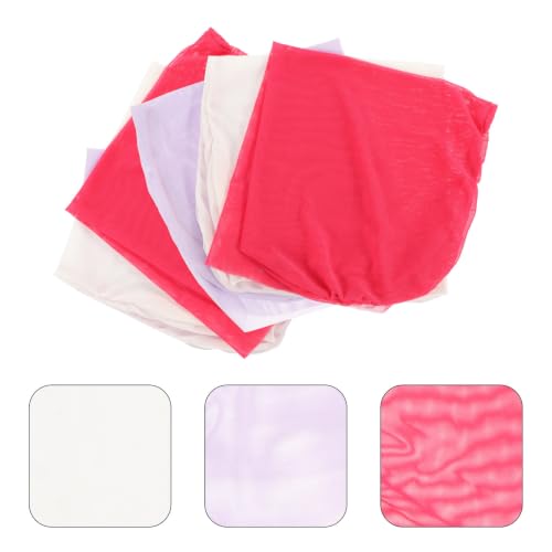 5pcs High Elastic Cloth Mesh Parrot Cage Shipping Bags, Easy Assembly Bird Carrier Bags for Poultry and Chicken, Sturdy Parrot Travel Carrier for Safe Bird Transport Random Color