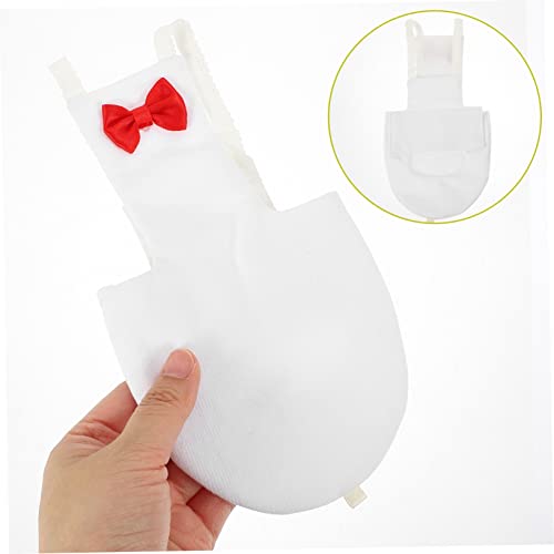 Yardwe Bird Diaper for Parrots and Birds and Breathable Reusable Diaper Suit for Outdoor Activities Cute Bow Design - size: 12x6cm