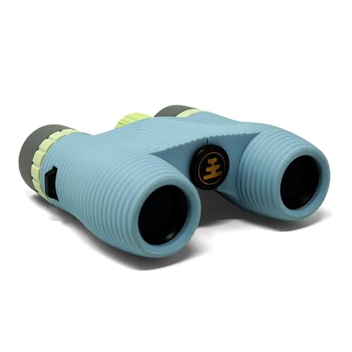 Nocs Provisions Standard Issue 10x25 Binoculars, Waterproof, Bird Watching | 10X Magnification, Bak4 Prism, Wide View Multi-Coated Lenses, Hiking & Backpacking, Adults & kids - color: Celeste Blue, size: 10x25