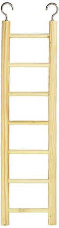 Prevue Pet Products BPV384 Birdie Basics 7-Step Wood Ladder for Bird, 12-Inch