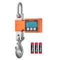 VEVOR Digital Crane Scale, 1100 lbs/500 kg Max Capacity, Heavy Duty Industrial Hanging Scale with Cast Aluminum Case & LCD Display, 0.2 lbs Division & 3 Unit Switch, Auto-Off Setting for Garage - style: 1100BLS