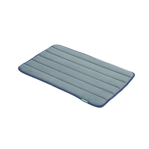 BALANCE Dog Crate Pad, Dog Foam Crate Mat Kennel Pad, Washable Water-Resistant Pet Bed Flat Dogs Cage Mat for Medium Dogs - color: Dusty Blue, size: 30.0"L x 19.0"W x 0.8"Th