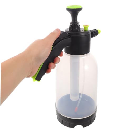 Cabilock Hand Pump Sprayer Bottle Plastic Water Mister 2l for Parrots and Plants, Large Capacity with Easy Operation for Indoor Use and Travel