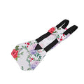 Pet Chicken Diapers,Chicken Goose Duck Loose Tight Belt Diapers Poop Pocket Diapers Peony Flower Pattern for Poultry Pet Used(M) - size: Medium