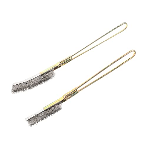 2Pcs Bird Cage Cleaning Brush Extra Long Handle Brushes for Easy Cleaning of Bird Cages Pet Cages Bird Nests Durable Scrub Brushes