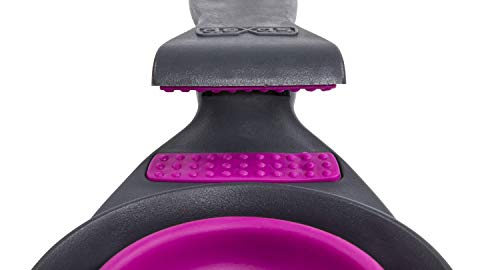 Dexas Popware for Pets Collapsible Klip Scoop, 3-in-1 Pet Food Scoop, Measuring Cup and Bag Clip, 1 Cup Capacity, Fuchsia - color: Fuchsia, size: 1 Cup Capacity