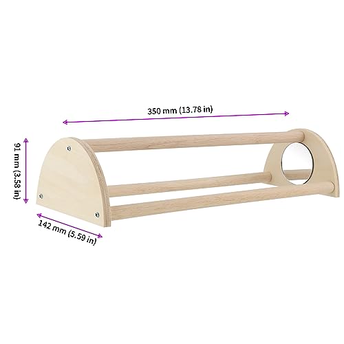 JEUIHAU 2 PCS 13 Inch Chick Training Perch, Freestanding Chicken Roosting Bar, Small Chicks Perches Chicken Roosting Bar for Parrots Chicks