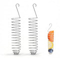 2 Pack Small Bird Millet Spray Holder & Snack Feeder - Hanging Parrot Treat Stand with Cuttlebone & Mineral Block for Beak Exercise, Metal Cage Accessories for Small Parrots & Parakeets Gifts