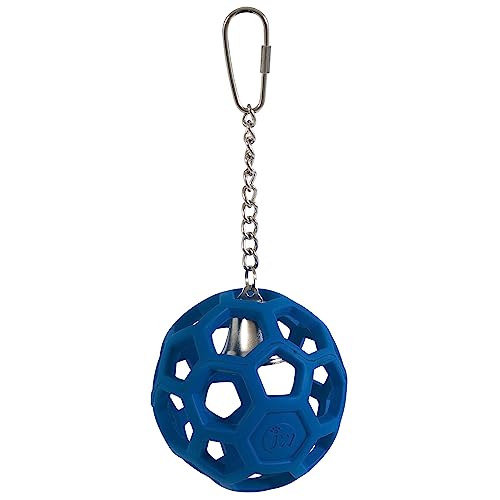 JW Pet Company Activitoys HOL-ee Roller Parrot Toy, 4 Inch Diameter (Colors Vary) (Pack of 2) - size: 3.5'' diameter 7.75'' length (Pack of 2)