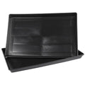 BESTonZON 2Pcs Parakeet Potty Tray Durable Dog Crate Holder Bunny Cage Bottom Tray Leak Design for Easy Cleaning for Bird and Pet Owners