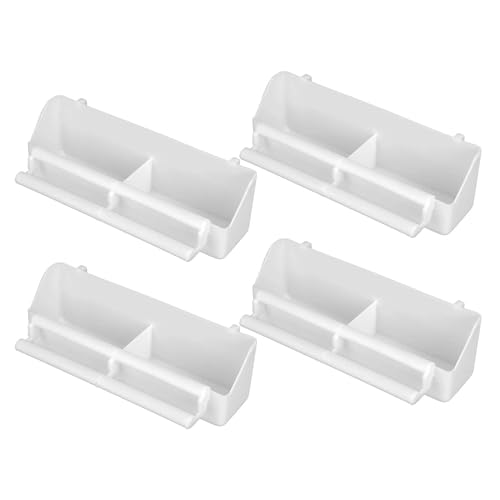4pcs Bird Feeder, Bird Water Dispenser Bird Cage Feeder Window Pet Bird Water Feeder Cup Hanging Bird Food Bowl Cups for Cockatiel Parrot