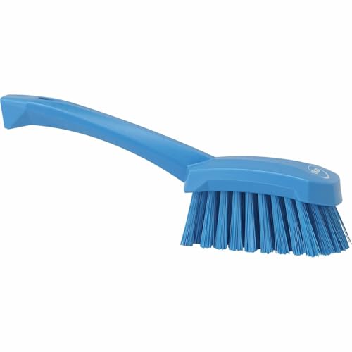 Vikan 41923 Brush,Washing,Stiff,10",PP/PBT,Blue - color: Blue