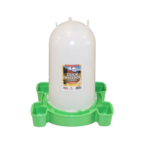 Little Giant® Duck Waterer - Durable Plastic Poultry Waterer for Ducks and Waterfowl - Removable Cups - 3 Gallon Capacity - Made in USA