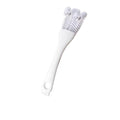 Multifunctional Birdcage Cleaning Brush with Scoop, White, Sweep Tail Spade Head Design for Removing Bird Droppings