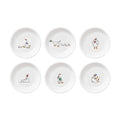Cute Cartoon Animals Pattern Ceramic Sauce Dishes, Seasoning Dishes, Sushi Soy Dipping Bowls, Appetizer Plates, Dessert Plates, Little Cat Bird Feeding Bowls, Set of 6-Goose-3.5 Inch - color: Goose, size: 3.5 Inch