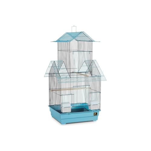 Prevue Hendryx Beijing Bird Cage, Blue and Black, 1/2" (SP41730-1)