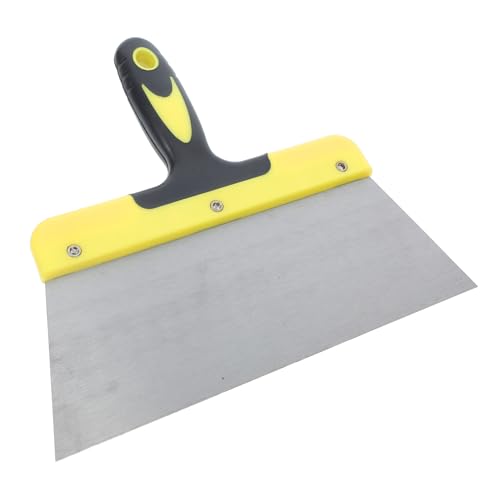 TOYANDONA Large Stainless Steel Bird Droppings Scraper Tool Durable Bird Poop Cleaner with Ergonomic Handle for Bird Cage Cleaning and Maintenance