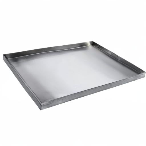 23.6"x17.6" Stainless Steel Replacement Tray for Dog Crate, Chew-Proof and Crack-Proof - size: 23.58x17.6