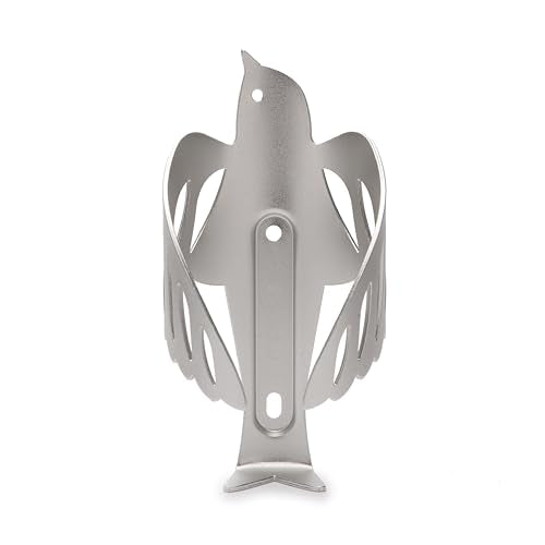 Portland Design Works Water Bottle Cage - Lightweight Water Bottle Holder for Bikes, Sparrow Cage, Silver - style: Sparrow Cage - Silver