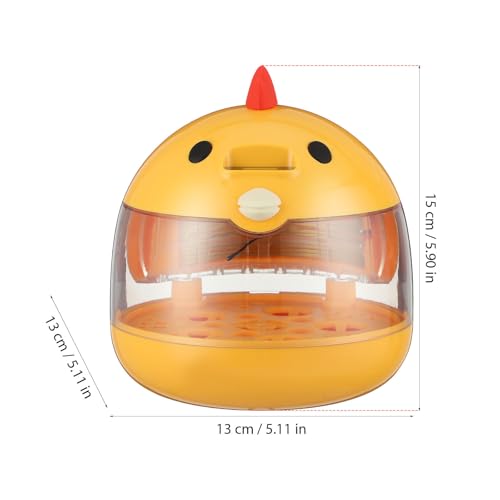 BESTonZON Small Egg Incubator for Hatching Chicks Quail Duck, Smart Poultry Hatcher with Automatic Turning Humidity Control, Clear Window Bird Incubadora