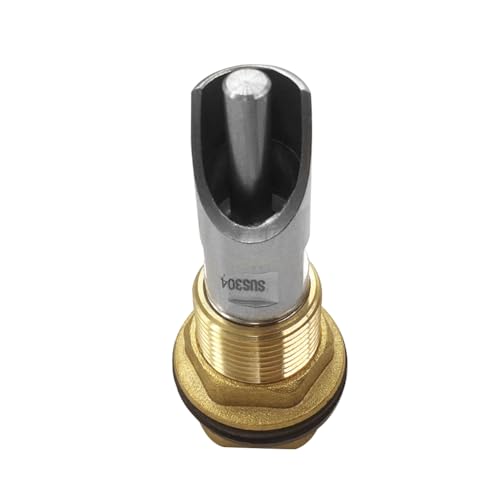5 Sets Pig Nipple Waterer with Water Tank Connectors and Hole Opener | Sturdy,Durable,And Corrosion-Resistant Stainless Steel And Brass,Automatic Water Control System,Easy Install With Hole Opener