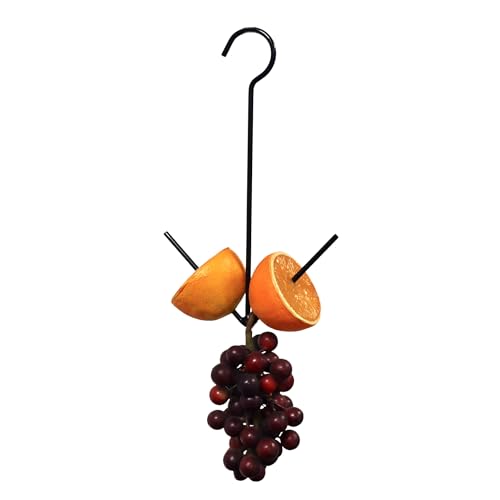 Oriole Orange Fruit Holder | Simple Hanging Bird Feeder with Hook - Made in USA