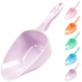 Melamine Pet Food Measuring Scoop, 1 Cup 1/2 Cup 1/4 Cup with Clear Measurement Lines for Dog, Cat, Bird, and Rabbit, Durable, Ergonomic Handle, Dishwasher safe-Purple - color: Purple