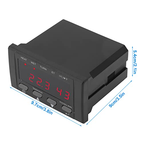 Digital Temperature Controller AC220V/110V Automatic Thermostat Incubator | Temp Humidity Controller for Greenhouse