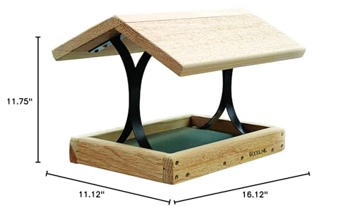 Woodlink Cedar Fly-Thru Bird Feeder, Cedar