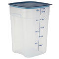 Cambro FreshPro 22 Quart (QT) Food Storage Container with Lid (Restaurant Grade) - for Food Prep, Commercial Kitchen, Pet and Dog Food Container (Translucent) - size: 22 Quart