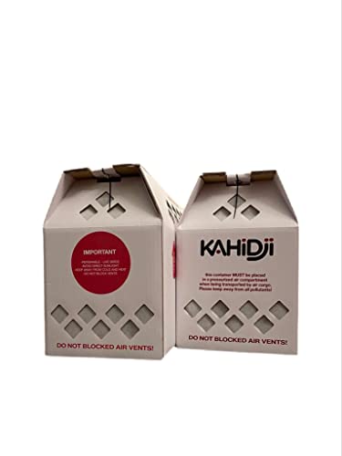 Live Bird Shipping Box Less Expensive Size 18" x 8" x 12" Tall-with Handle for Poultry, Pigeons, & Canaries - 2 Boxes