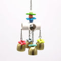 Parrot Bells Toy with Sweet Sound Bird Chewing Toy for Bird Budgie Parakeet Cockatiel Conure African Grey Lovebird