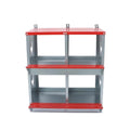 HOSTIC Chicken Nesting Boxes 4 Compartment Metal Poultry Nest Box Wall Mount for Chickens Hens Ducks Large Vented Holes