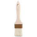 Winco 2" Boar Bristle Basting Brush | Durable Bristles, Basting, Glazing, Marinades, Butter and Pastry Prep, Shed resistant - size: 2", style: Flat