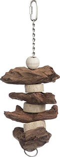 Prevue Pet Products Naturals Brownie Snack Bird Toy | Accessories for Conures, African Greys, Cockatoos, Macaws, and Medium to Large Birds