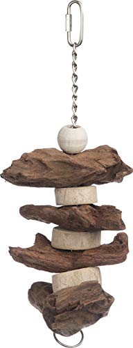 Prevue Pet Products Naturals Brownie Snack Bird Toy | Accessories for Conures, African Greys, Cockatoos, Macaws, and Medium to Large Birds