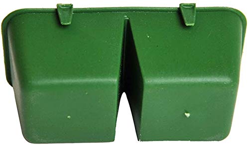 Litewoo Bird Food Water Feeder Parrot Seed Bowl for Cage (3.9inch 2 in 1) | 3.54x1.38x1.97 in, BPA-free plastic, with hooks, easy to clean, prevents tipping and mess, for small bird/parakeet /cage - size: 3.9inch 2 in 1