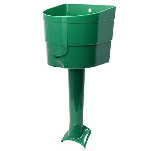 Cascade® Seed Scoop with Press-Button to Release Seed Through Spout; Durable Construction