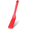 Crepe Spatula Narrow Silicone Thin Spatula Omelet Turner Multifunctional Long Heat Resistant Cooking Non Stick Pancake for Omelet Crepes Cooking Egg Burgers Pizza Pancake Steak(Red) - color: Red