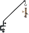 38 Inch Extended Reach Deck Hook Hanger for Railing, Heavy Duty Outdoor Plant Hook Holder for Hanging Bird Feeder Flower Basket Planter or Lanterns, 1 Pack | Heavy Duty Outdoor Plant Hook Holder for Hanging Bird Feeder Flower Basket Planter or Lanterns -