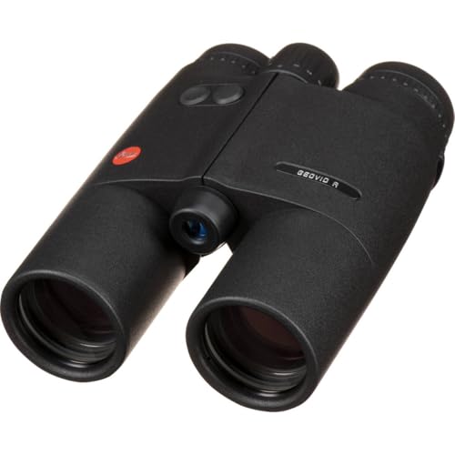 LEICA Geovid R Gen 2022 Compact Lightweight Hunting Bird Watching Rangefinder Binoculars with Carrying Strap Incuded, 10x42 - size: 10x42