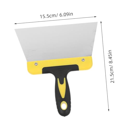 UPKOCH Stainless Steel Bird Droppings Scraper Tool Durable Poop with Ergonomic Handle for Easy Bird Cage Cleaning Effortless Mess and Saving Maintenance