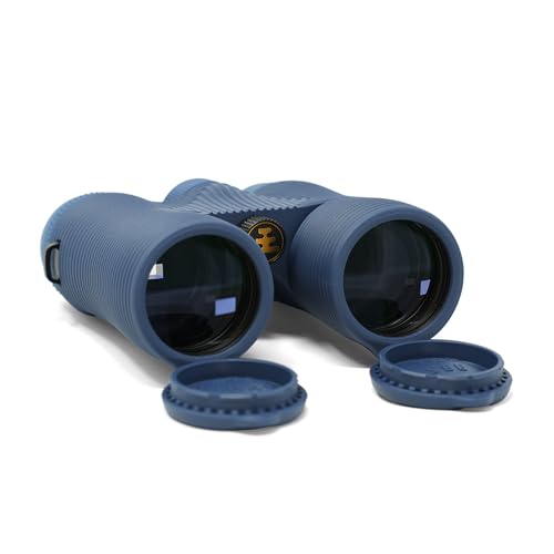 Nocs Provisions Field Issue Compact 8x42 Waterproof Binoculars, Shockproof | Fogproof, 8X Magnification, Bak4 Prism, Multi-Coated Lens, Adults & Kids, Wildlife Viewing, Bird Watching, Hunting & Hiking - color: Eddy Blue, size: 8x42
