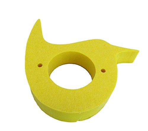 Recycled Poly Wren Portal Cover/Birdhouse Predator Guard (Yellow) - color: Yellow