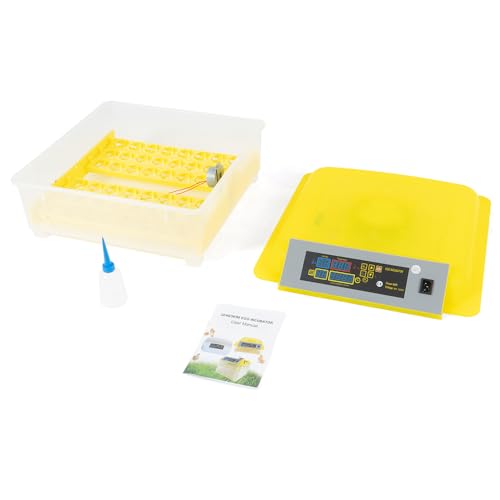 Egg Incubator Automatic Digital Hatcher Machine with Turning Temperature | Control for Hatching Chicken Duck Goose Quail (48 Eggs) - size: 48 Eggs