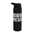 Funny Bird Nerd Colorful Birdwatcher Geek Ornithologist Stainless Steel Insulated Water Bottle