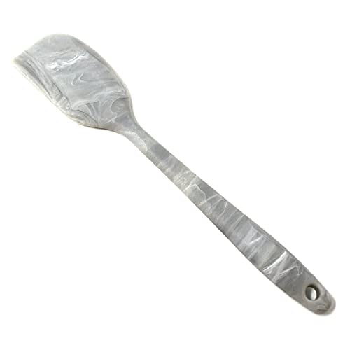 Norpro Silicone Mini Spatula, Marble, 8.25" x 1.5" x .5" - style: Mini Spatula