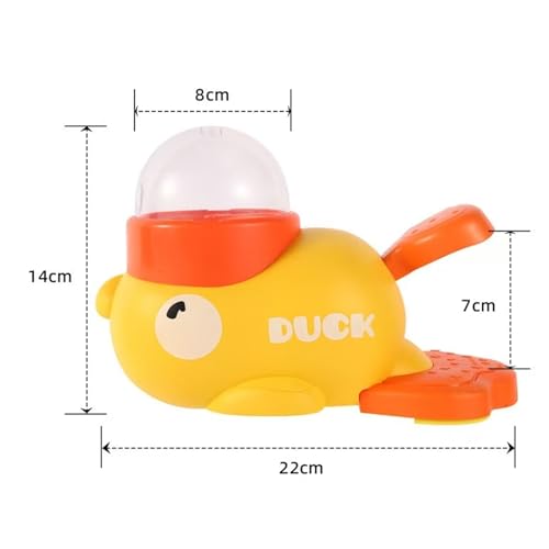 Interactive Treat Dispenser Toy for Cat Enrichment Toys to Play with, Dog Duck-Shaped Treat Toy, Duck Treat Dispenser for Dogs Cat Slow Feeder Food Puzzle, Mental Stimulation and IQ Training