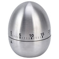 Egg Shaped Clear Scale Mechanical Kitchen Timer Reminder for Baking