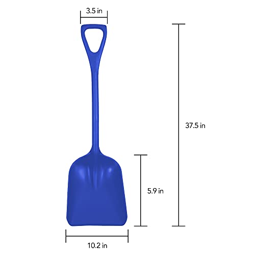 Remco 69813 Shovel,One-Piece,11",PP,Blue - color: Blue, size: 10 inch Blade